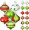 12 Pcs Christmas Ball Ornaments Glittering Plastic Hanging Decorations (Classic,2.36 Inch)